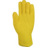 Handske, Uvex K-Basic, 12, gul, bomuld/kevlar, varmeresistent *Denne vare tages ikke retur*