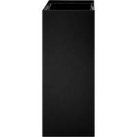 Affaldsspand, V-Part Modular waste, sort, pulverlakeret st&aring;l, 60 l, modulopbygget til kildesortering