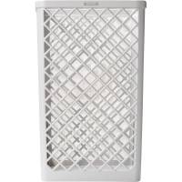 Tr&aring;dstativ, Katrin, hvid, plast, 40 l, forberedt til v&aelig;gmontering inkl. materiale til montering