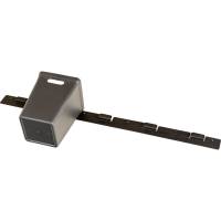 Vægbeslag, sort, pulverlakeret stål, til ophæng af 5 stk. 10-15 l Avedøre affaldspande *Denne vare tages ikke retur*