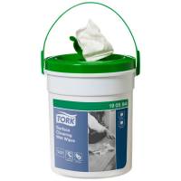 Overfladedesinfektion, Tork Wet Wipe, 15,7m x 13,5cm , Ø12,5cm, uden parfume