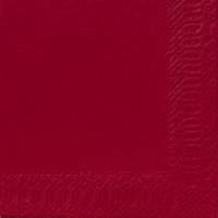 Frokostserviet, Duni, 2-lags, 1/4 fold, 33x33cm, bordeaux, nyfiber *Denne vare tages ikke retur*