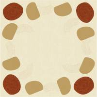 Stikdug, Dunicel, Earthy, 84x84cm, beige *Denne vare tages ikke retur*