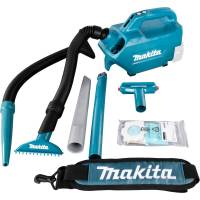 Støvsuger, Makita LXT, 18V, 365x138x202mm, 1-rums, skulderrem, blæsefunktion *Denne vare tages ikke retur*