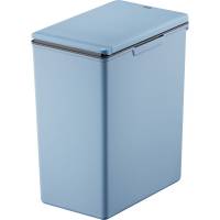 Affaldsspand, EKO Morandi Touch, blå, plast, 20 l, med touch låg og sækkeholder