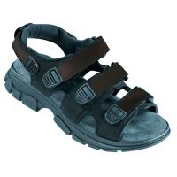 Sandal, Walki Trek, 37, sort, SRC, O1, velcro, stigegreb, vidde 13 *Denne vare tages ikke retur*