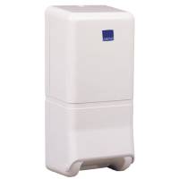 Dispenser, neutral, Midi, 10,5x14x32cm, hvid, plast, til pølse serviet i ark