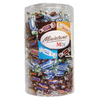 Chokolade, Mars Miniature Mix, cylinder, 3 x 3 kg, 296 stk., 3 kg