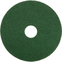 Gulvrondel, 20", Ø508mm, grøn, genanvendt PET fiber, til grovere rengøring *Denne vare tages ikke retur*