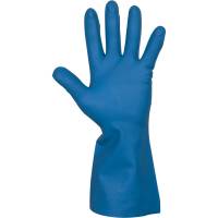 Nitril handske, DPL Interface Plus, 9, blå, nitril, indvendig velourisering