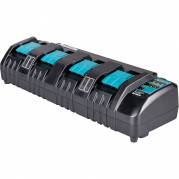 Oplader, Makita LXT, 4x18V LXT batterier *Denne vare tages ikke retur*