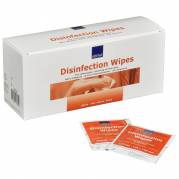 Desinfektionsserviet, Abena, 85% ethanol, 0.5% klorhexidin, 14x19 cm, enkeltpakket