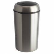 Affaldsspand, 75 l, stål mat