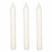 Antiklys, 18cm, hvid, 6 timer, 100% paraffin