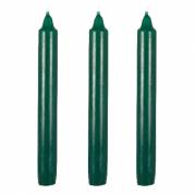 Antiklys, 17,5cm, Ø2,1cm, mørkegrøn, 6 timer, 100% paraffin