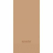 Middagsserviet, Duni Ecoecho, 2-lags, 1/8 fold, 40x40cm, brun, nyfiber