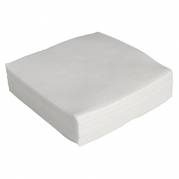 Kaffeserviet, 1-lags, 1/4 fold, 24x24cm, hvid, nyfiber