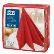 Middagsserviet, Tork Linstyle, 1/4 fold, 39x39cm, rød, nonwoven *Denne vare tages ikke retur*