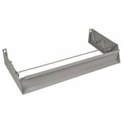 Dispenser, ABENA Cater-Line, 30x16x8cm, s&oslash;lv, st&aring;l, dobbelt, m/savklinge, til film