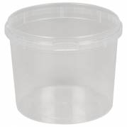 Condi b&oslash;tte, 9,7cm, &Oslash;122mm, 800 ml, 800 ml, klar, PP, 1-rums