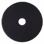 Gulvrondel, 3M Scotch-Brite, 20", &Oslash;505mm, sort, 85 mm, polyester, til grovere reng&oslash;ring og v&aring;dskuring *Denne vare tages ikke retur*