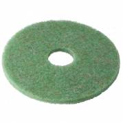 Gulvrondel, 3M Scotch-Brite, 16", &Oslash;406mm, gr&oslash;n, 85 mm, polyester, til reng&oslash;ring og polering *Denne vare tages ikke retur*
