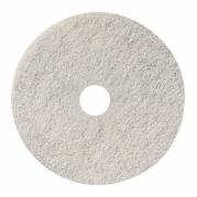 Gulvrondel, 3M Scotch-Brite, 20", &Oslash;505mm, hvid, 85 mm, polyester, til let reng&oslash;ring *Denne vare tages ikke retur*