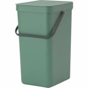 Affaldsspand, Brabantia Sort & Go, grøn, plast, 16 l *Denne vare tages ikke retur*