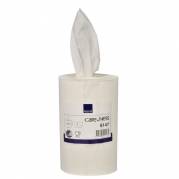 H&aring;ndkl&aelig;derulle, ABENA Care-Ness Excellent, 1-lags, Mini, 120m x 20cm, &Oslash;12,5cm, hvid, nyfiber, uden hylse