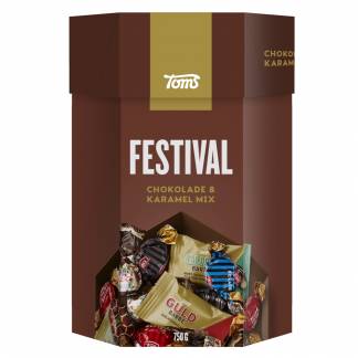 Chokolade, Toms, festivalblanding *Denne vare tages ikke retur*