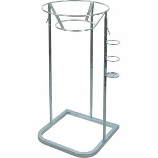 Affaldsstativ, ABENA, st&aring;l, galvaniseret st&aring;l, 240 l