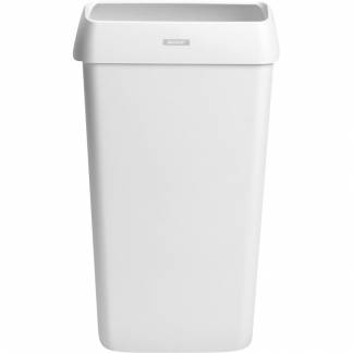 Affaldsspand, Katrin, hvid, plast, 25 l, forberedt til v&aelig;gmontering inkl. materialer til montering