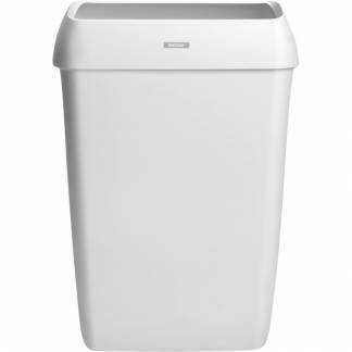 Affaldsspand, Katrin, hvid, plast, 50 l, forberedt til v&aelig;gmontering inkl. materialer til montering
