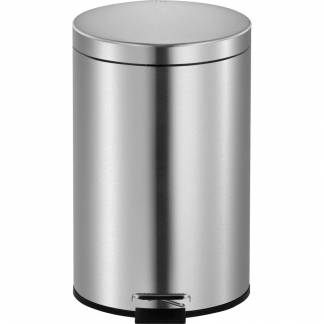 Pedalspand, V-Part, st&aring;l mat, rustfrit st&aring;l, 3 l, med inderspand i plast *Denne vare tages ikke retur*