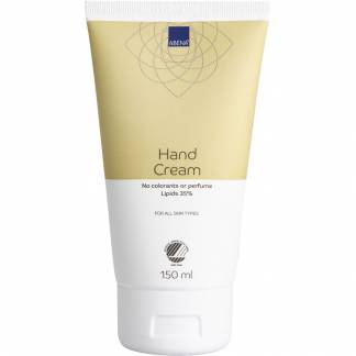 H&aring;ndcreme, ABENA, 150 ml, uden farve og parfume, 35% fedt
