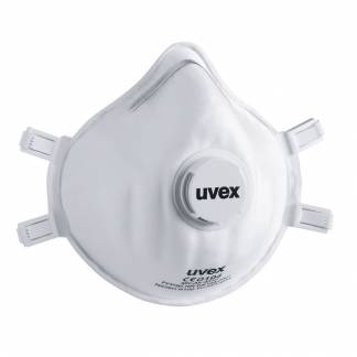 &Aring;ndedr&aelig;tsv&aelig;rn, Uvex Silv-Air, 2310, One size, hvid, polyester/PP, FFP3 NR D, med ventil