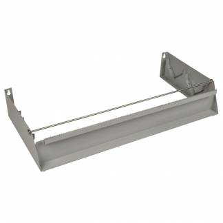 Dispenser, ABENA Cater-Line, 30x16x8cm, s&oslash;lv, st&aring;l, dobbelt, m/savklinge, til film