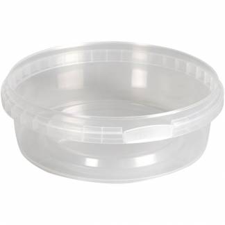 Condi b&oslash;tte, 3,8cm, &Oslash;122mm, 250 ml, 250 ml, klar, PP, 1-rums