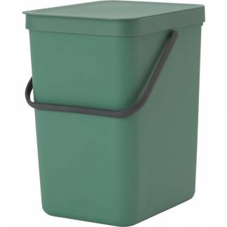 Affaldsspand, Brabantia Sort & Go, grøn, plast, 25 l, ekskl. vægbeslag *Denne vare tages ikke retur*