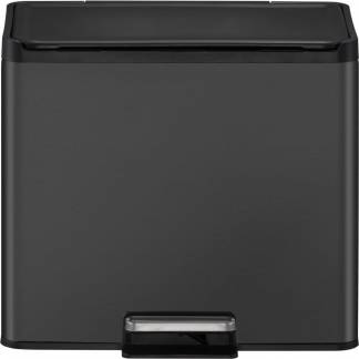 Pedalspand, EKO Essential, sort, 2-rums, 20+9 l