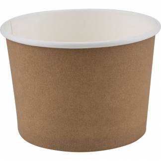 B&aelig;ger, ABENA Gastro, 6,3cm, &Oslash;9cm, 250 ml, natur, pap/PE, 8 oz