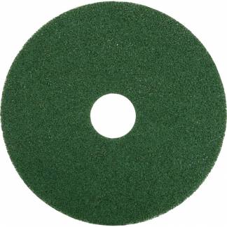 Gulvrondel, 10", Ø254mm, grøn, genanvendt PET fiber, til grovere rengøring