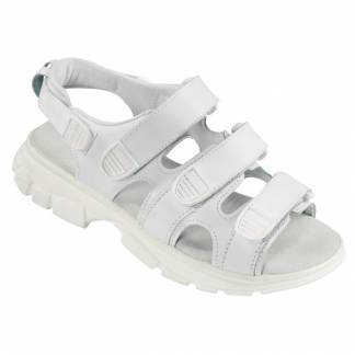 Sandal, Walki Trek, 42, hvid, SRC, O1, velcro, stigegreb, vidde 13 *Denne vare tages ikke retur*