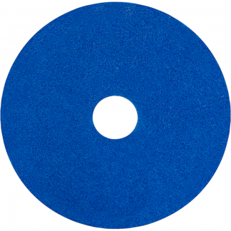 Gulvrondel, 14", Ø356mm, blå, genanvendt PET fiber, til almindelig rengøring og vådskuring *Denne vare tages ikke retur*