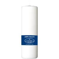 Bloklys, 18cm, Ø5,8cm, hvid, 40 timer