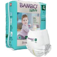 Børneble, bukseble, miljømærket, Bambo Nature Pants, 4