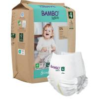 Børneble, bukseble, miljømærket, Bambo Nature Pants, 4, papirspose, paper bag