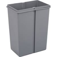 Inderspand, V-Part, grå, plast, 8 l, med hank