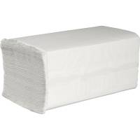 Håndklædeark, ABENA Care-Ness Excellent Minus, 2-lags, V-fold, 21,8x21cm, 11 cm, hvid