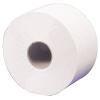 Jumborulle, neutral, 2-lags, Mini, 160m x 9cm, Ø19cm, hvid